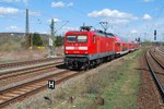 zugverkehr-in-naumburg-hbf/491253/db-112-174-mit-der-re-linie DB 112 174 mit der RE-Linie 30 aus Magdeburg Hbf, am 08.04.2016 in Naumburg Hbf. (Foto: Mario Fliege)