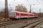 DB 628 435 + FWK 155 196 am 15.12.2020 in Naumburg Hbf.