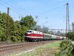 Sonderzug Nummer drei bei Einfahrt in Naumburg (Saale) Hbf. Die PRESS 118 757 bepsannte am 09.09.2023 den DPE 1820 von Zwickau(Sachs) Hbf nach Karsdorf.