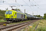 LEG 248 055 mit Kesselwagen Richtung Bad Kösen, am 25.09.2024 in Naumburg (S) Hbf. (Foto: Maik Köhler)