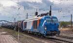 Dispo-Tf Rail 248 021 mit Kesselwagen Richtung Wei�enfels, am 03.04.2026 in Naumburg (S) Hbf.