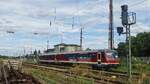 Am 11.09.2026 fotografierte Marko Pfafl den CLR 628 227  Wipperliese  in der Abstellung in Naumburg (S) Hbf. Sie brachte zuvor Besucher aus Wippra zum Freyburger Winzerfest.
