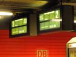 In der Nacht des 11.06.2011 wurde in Naumburg (S) Hbf die RB 16340 von Leipzig Hbf nach Erfurt Hbf auf Gleis 2 und 3 in den Zugzielanzeigern angezeigt.