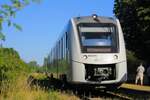 Am 29.06.2019 steht abellio 1648 916 als Sonderzug, im Auftrag der IG Unstrutbahn e.V.