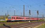 DB 628 672 + 628 659 + 628 674 am 12.10.2015 auf der Fahrt von Rostock zur Abstellung in Karsdorf, bei der Ausfahrt in Naumburg Hbf.