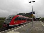 DB 642 221 + 642 219 als RB 34883 von Nebra nach Naumburg Ost, am 13.09.2014 in Laucha.