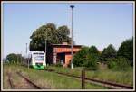 EB VT 305 als DPE 79189  Unstrut-Schrecke-Express II  von Erfurt Hbf nach Donndorf, am 17.05.2012 bei der Durchfahrt in Gehofen. (Foto: Michael Rathmann)