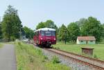 772 345 der Erfurter Bahnservice GmbH war am 09.06.2023 in Balgstädt nach Erfurt unterwegs.