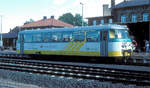 KEG VT 2.13 als RB nach Naumburg, am 29.09.1995 im Bahnhof Artern. (Foto: Werner Brutzer)