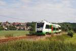 Am 26.07.2013 war der VT 201 der Erfurter Bahn als  DB Netz Videofahrt  auf der Unstrutbahn unterwegs und verkehrte dabei auch noch als planmäßige RB.