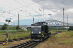 EBS 202 597-1 am 26.07.2021 beim umsetzen in Naumburg Hbf.