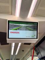 Sonderzug Zugzielanzeiger - Zum 20. Unstrutbahnfest am 03.10.2025 in Roleben pendelte ein Triebwagen von Start Mitteldeutschland als Sonderzug zwischen Wangen (U) und Roleben. (Foto: Philipp Spannemann)