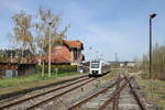 Abellio 1648 401 als RB 80555 aus Wangen (U), am 18.04.2022 in Naumburg (S) Ost. (Foto: Daniel Pichlik)