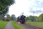 10-10-zeulenroda-karsdorf-3/716166/igew-41-1144-9-mit-dem-lr IGEW 41 1144-9 mit dem Lr 16595 'Rotkäppchen-Express II' von Karsdorf nach Freyburg, am 10.10.2020 in Balgstädt. (Foto: Wolfgang Krolop)