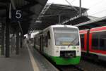 EB VT 001 als 7.  Unstrut-Schrecke-Express  DPE 2100 nach Donndorf (Unstrut), am 01.05.2014 in Erfurt Hbf.