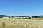 FLEX 159 253 mit Zement aus Karsdorf, am 30.06.2025 bei Kleinjena in Richtung Naumburg (S). (Foto: Wolfgang Krolop)