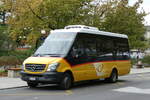 (281'263) - CarPostal Ouest - VD 496'879/PID 10'344 - Mercedes (ex Favre, Avenches; ex Rime, Charmey) am 11. Oktober 2025 beim Bahnhof Yverdon