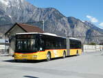 (248'286) - PostAuto Wallis - Nr. 51/VS 536'944/PID 10'681 - MAN (ex TMR Martigny Nr. 123) am 9. April 2023 beim Bahnhof Riddes