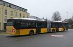 (284'688) - PostAuto Ostschweiz - TG 158'213/PID 4818 - MAN (ex PostAuto Graub�nden; ex PostAuto Ostschweiz SZ 68'458; ex PostAuto Ostschweiz SZ 44'040; ex Kistler, Reichenburg) am 7. Februar 2026 beim Bahnhof Lyss