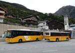 (267'761) - PostAuto Wallis - VS 415'900/PID 10'082 - Irisbus + Oser, Brchen - VS 93'575 - NAW/Lauber (ex Epiney, Ayer PID 1076) am 6. Oktober 2024 in Mund, Dorf