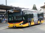 (265'069) - PostAuto Bern - BE 653'386/PID 12'065 - MAN am 27. Juli 2024 beim Bahnhof Spiez