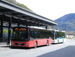 (273'995) - Ruffiner, Turtmann - VS 95'740 - MAN am 14. April 2025 beim Bahnhof Leuk