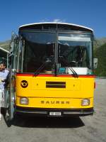 (135'733) - Mark, Andeer - GR 1866 - Saurer/R&J (ex PostAuto Graubnden; ex P 24'350) am 21. August 2011 in Mtteli