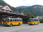 (197'706) - Frutig, Birmensdorf - ZH 560'883 - FBW/FHS (ex P 23'217) + Schmid, Thrishaus - BE 26'206 - Saurer/Tscher (ex P 24'244) am 16.