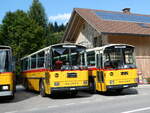 (239'880) - Ackermann, Landquart - GR 106'362 - Saurer/R&J (ex Fssler, Unteriberg; ex Schrch, Gutenburg Nr. 6; ex P 24'358) am 28. August 2022 in Schwarzenegg, Restaurant Kreuz