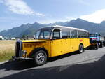 (276'660) - Riviera Carburant Lavage, St-Lgier - VD 1459 U - Saurer/Saurer (ex Nestl; ex AVG Grindelwald; ex P 23'106; ex P 2160) am 14. Juni 2025 in Aigle, Kolly SA