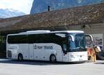 (265'631) - Raf Trans, Warszawa - WN 5749L - Mercedes am 13. August 2024 beim Bahnhof Meiringen