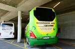 (279'197) - Sommer, Grnen - BE 679'698 - Neoplan am 17. August 2025 in Avry-devant-Pont, Autobahnraststtte