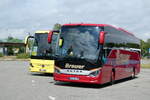 (287'649) - Brauer, Nordhausen - NDH-BR 166 - Setra am 7. Juni 2026 in L�beck, Willy-Brandt-Parkplatz