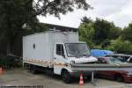 Dieser Ex GW-Logistik LKW derv Feuerwehr D�sseldorf hat seine beste Zeit hinter sich.