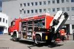 Hier eine Heckansicht des neuen RW2 der Feuerwehr Essen.