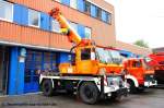 Dieser Kranwagen wurde bei der Feuerwehr Essen ausgemuster und Verkauft.