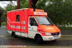 Dieser alte RTW der Feuerwehr Essen wurde zum GW-Logistik umgebaut und ist auf der Wache 1 in Essen Stationiert.