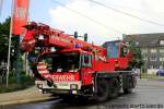 Kranwagen der Feuerwehr Essen.