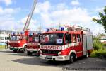 Hier ist der Fuhrpark der FF Neuss Furth zu sehen.