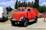 Dieses alte Mercedes Feuerwehrauto war einst bei der Feuerwehr Neuss im Dienst und trug dort die Nummer 8.