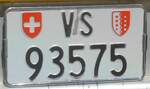 (227'642) - Nummernschild - VS 93'575 - am 29.