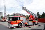 DLK 23/12 der Feuer und Rettungswache D�sseldorf Gerresheim.