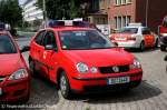 Feuerwehr Dortmund   Florian Dortmund 1/18/1  DO 2448  PKW  VW Polo  Aufgenommen vor der Feuerwache 1 in Dortmund, 28.8.2010.