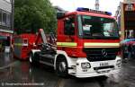 Feuerwehr Dortmund  Florian Dortmund 8/55/1  Kennzeichen DO 2537  Fahrzeugart WLF 10  Hersteller  MB Actros 1832  Aufgenommen beim Stadtfeuerwehrtag in der Dortmunder Innenstadt am 12.6.2010.