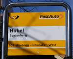 (273'790) - PostAuto-Haltestelle - Beatenberg, Hubel - am 10.