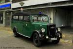 Historisches Polizeifahrzeug.