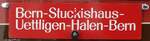 (286'857) - Routentafel - Bern-Stuckishaus-Dettligen-Halen-Bern - am 9.