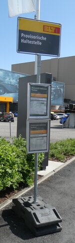 (286'202)  Provisorische Haltestelle am 16.