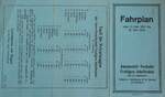 (263'434) - AFA-Fahrplan vom 15. Mai 1931 bis 21. Mai 1932 am 7. Juni 2024 in Adelboden, Dorfarchiv (Teilauszug)