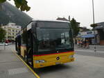 (264'210) - PostAuto Graubnden - GR 106'553/PID 4629 - Mercedes (ex PostAuto Nordschweiz) am 29. Juni 2024 beim Bahnhof Interlaken West